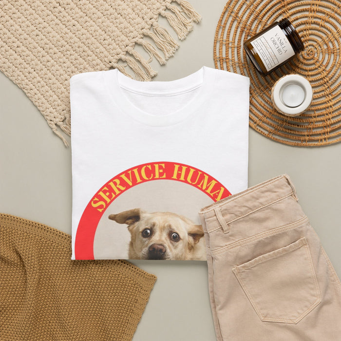 Service Human Do Not Pet T-Shirt — Funny Service Dog Shirt
