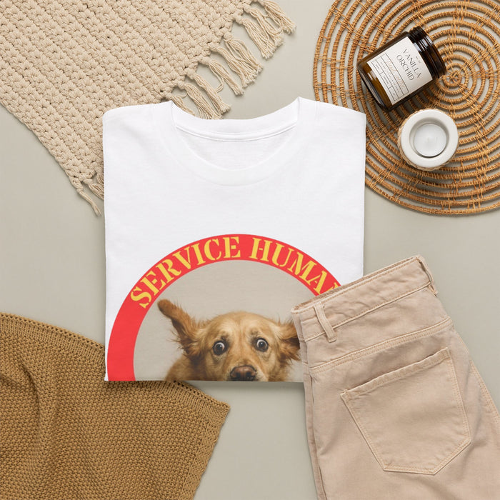 Service Human Do Not Pet T-Shirt — Funny Service Dog Awareness Tee