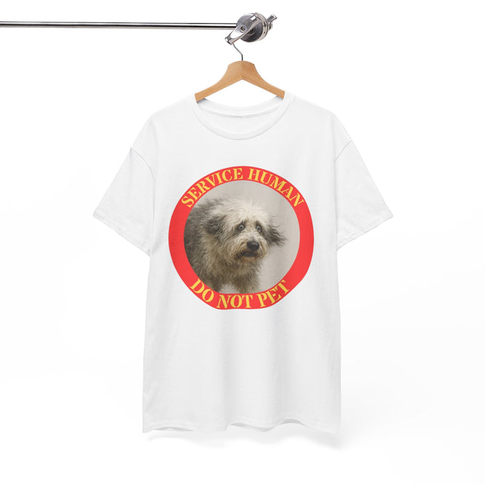 Service Human Do Not Pet T-Shirt — Funny Service Animal Sloth Tee