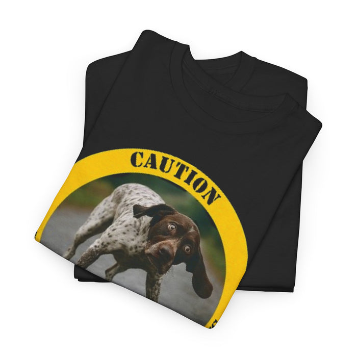 Dog Therapy Tee - "Caution: Canine Therapy in Progress" Graphic T-Shirt