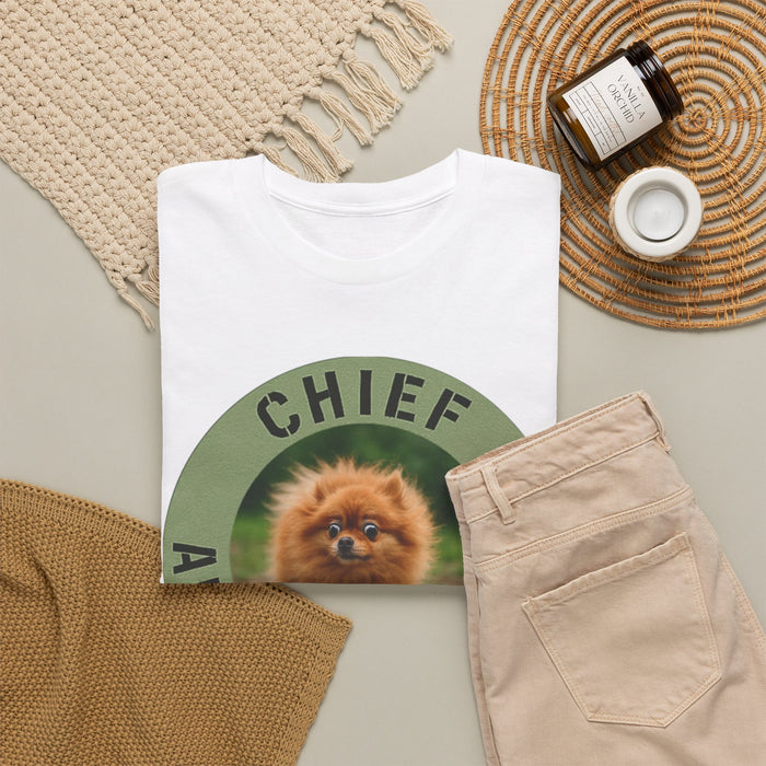 Chief Anxiety Officer T-Shirt – Funny Pomeranian Anxiety Graphic Tee
