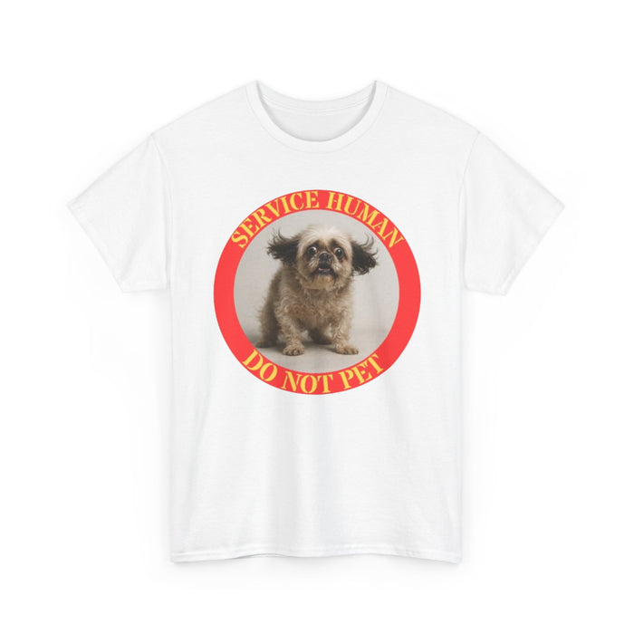 T-Shirt — "Service Human Do Not Pet" Service Dog Awareness Tee