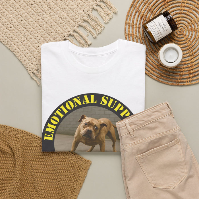 T-Shirt — "Emotional Support Human" Funny Dog Rescue Tee