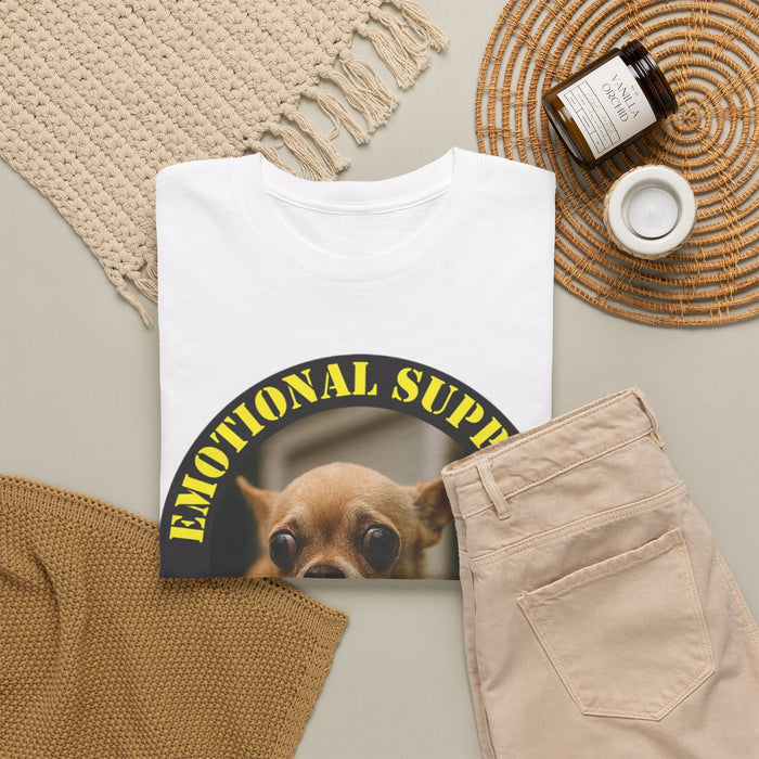 Emotional Support Human T-Shirt — Cute Chihuahua Pet Therapy Tee