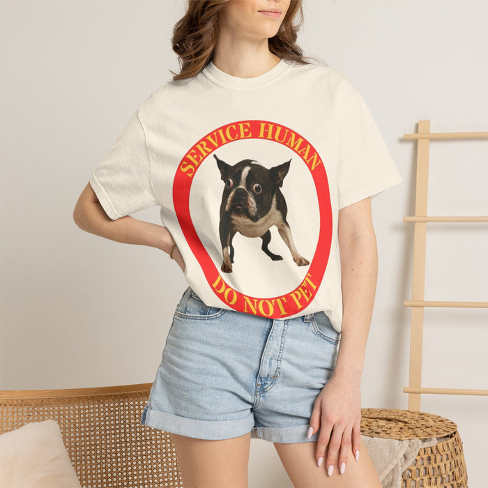 Service Human "Do Not Pet" Dog Graphic T-Shirt
