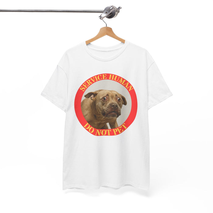 Service Dog Tee — "Service Human Do Not Pet" Graphic T‑Shirt