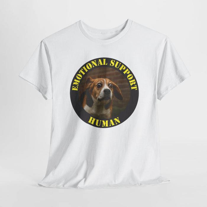 Emotional Support Human T-Shirt – Funny Dog Therapy Tee