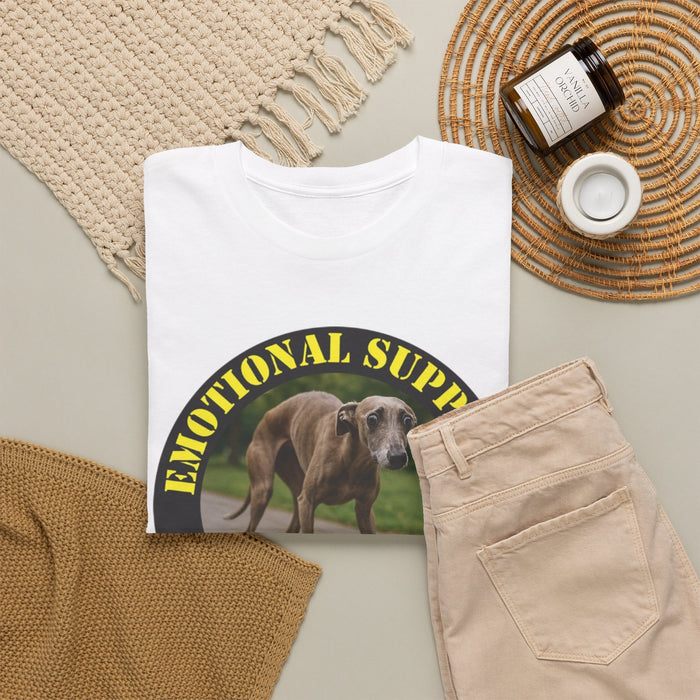 Emotional Support Human T‑Shirt — Funny Dog Support Animal Tee