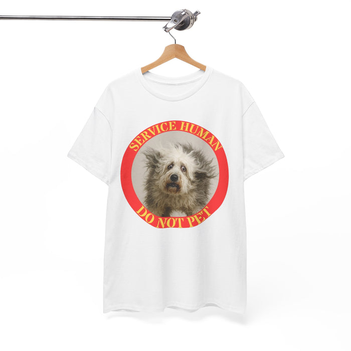 T-Shirt — 'Service Human Do Not Pet' Cute Service Dog Design
