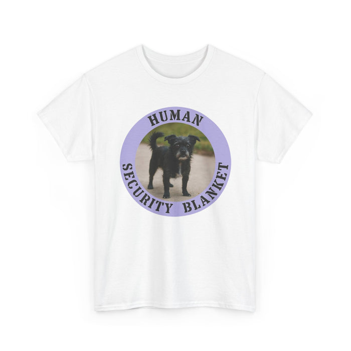 T-Shirt — “Human Security Blanket” Dog Photo Tee