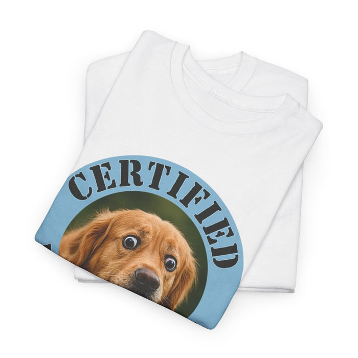 Certified Velcro Dog T-Shirt – Funny Dog Lover Tee