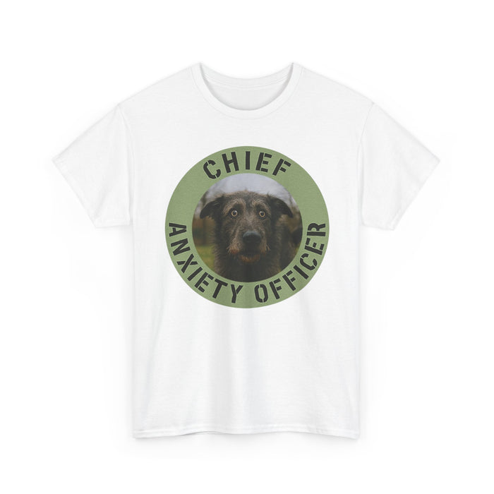 Chief Anxiety Officer T-Shirt — Funny Dog Pet Owner Tee