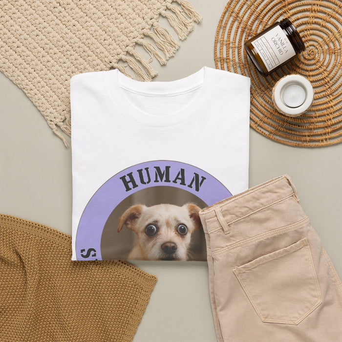 Dog Lover T‑Shirt — "Human Security Blanket" Cute Chihuahua Graphic Tee