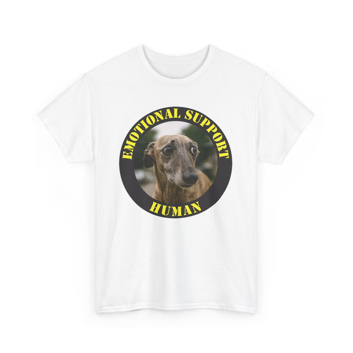 Emotional Support Human T-Shirt — Dog Photo Comfort Tee