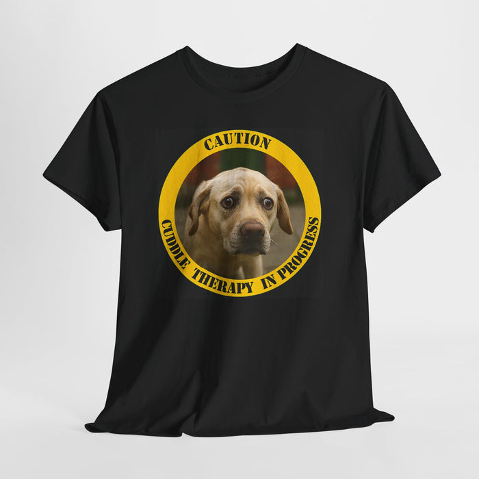 Caution: Cuddle Therapy in Progress Dog Tee