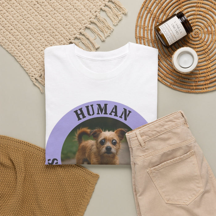 Human Security Blanket T-Shirt — Cute Puppy Graphic Tee