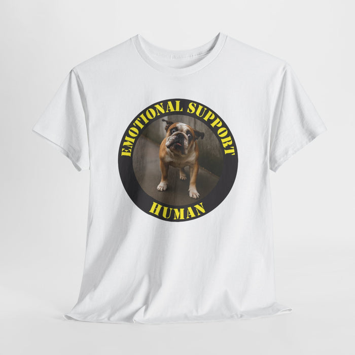 Emotional Support Human T‑Shirt — Funny Dog Lover Tee