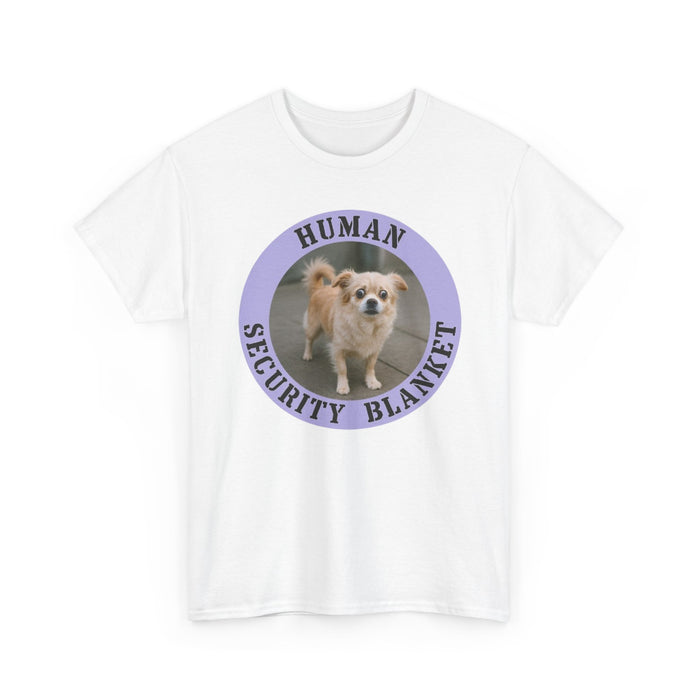 T‑Shirt — "Human Security Blanket" Cute Dog Graphic Tee
