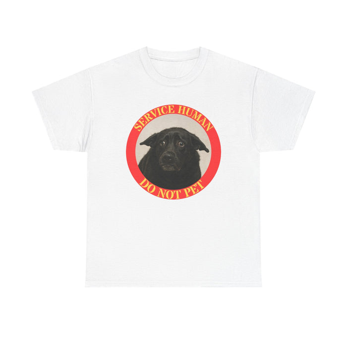 Service Dog Tee "Service Human Do Not Pet" – Service Dog Awareness T-Shirt