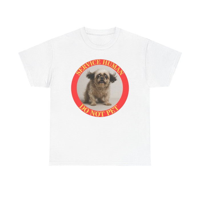 T-Shirt — "Service Human Do Not Pet" Service Dog Awareness Tee