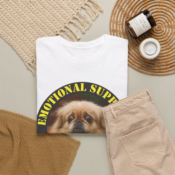 Emotional Support Human T-Shirt — Cute Pomeranian Graphic Tee