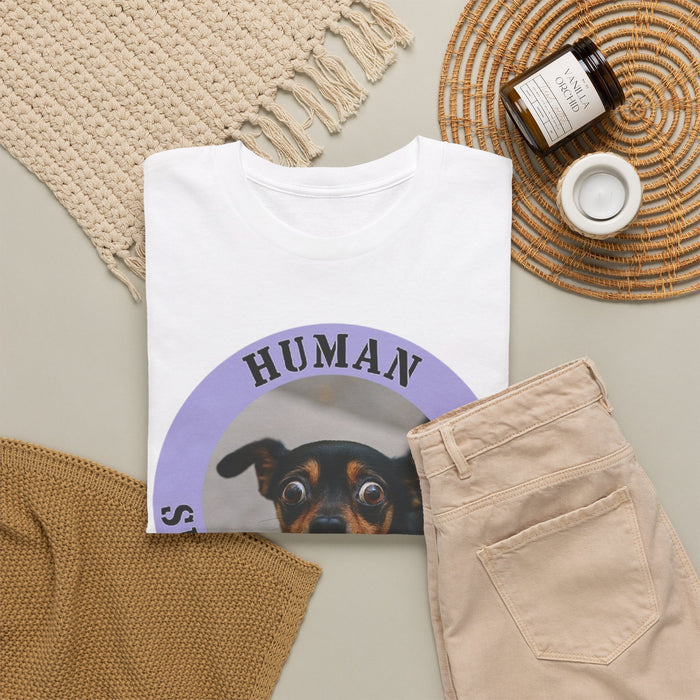 Dog "Human Security Blanket" T-Shirt — Cute Rescue Pet Tee for Dog Lovers