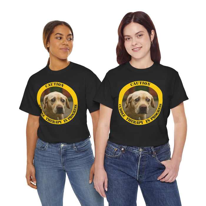Caution: Cuddle Therapy in Progress Dog Tee