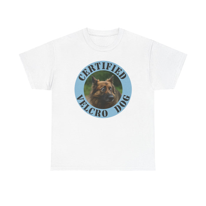 Certified Velcro Dog T‑Shirt — Funny Dog Lover Tee