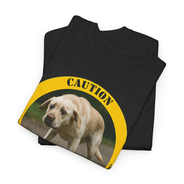 Caution: Cuddle Therapy in Progress T-Shirt – Funny Dog Rescue Tee