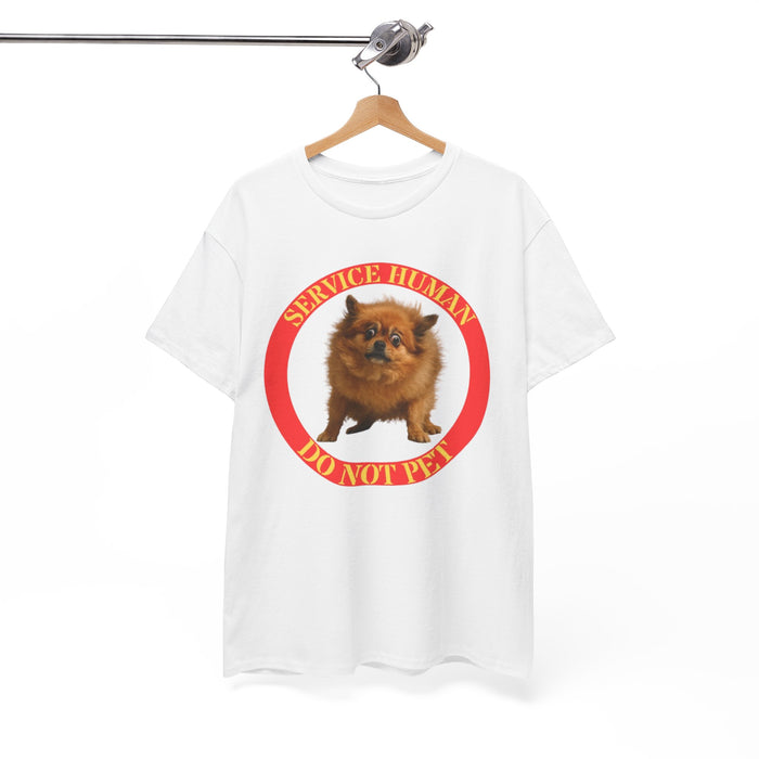 Pomeranian 'Service Human Do Not Pet' Tee