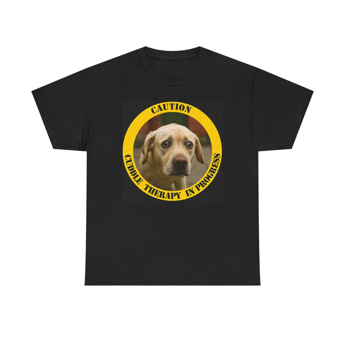 Caution: Cuddle Therapy in Progress Dog Tee