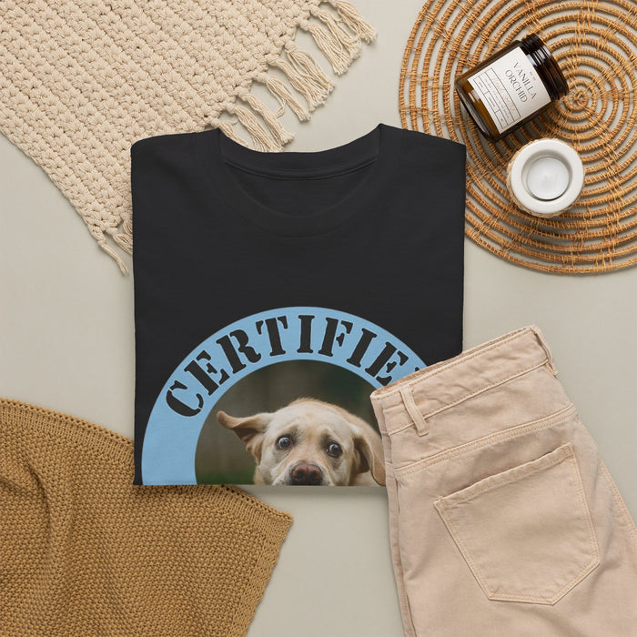 Certified Velcro Dog T-Shirt — Funny Dog Lover Tee
