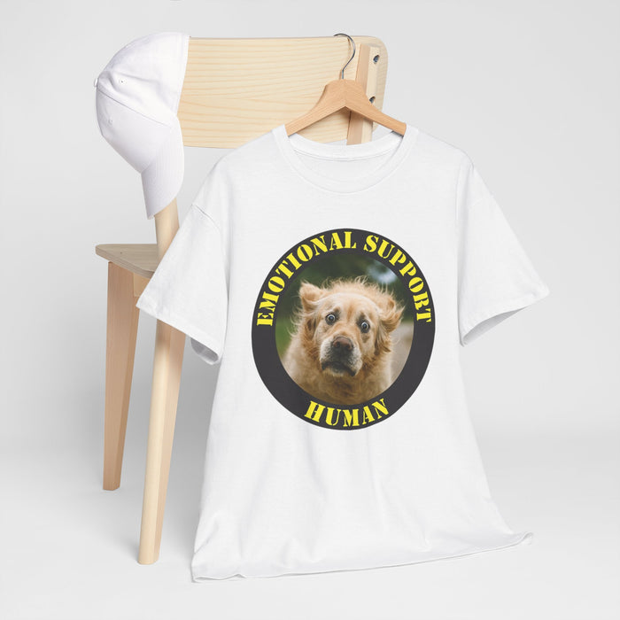 Emotional Support Human T-Shirt — Funny Rescue Dog Pet Lover Tee