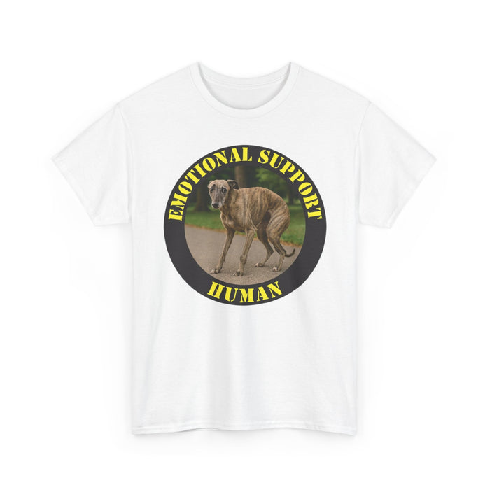 T-Shirt — "Emotional Support Human" Funny Dog Design