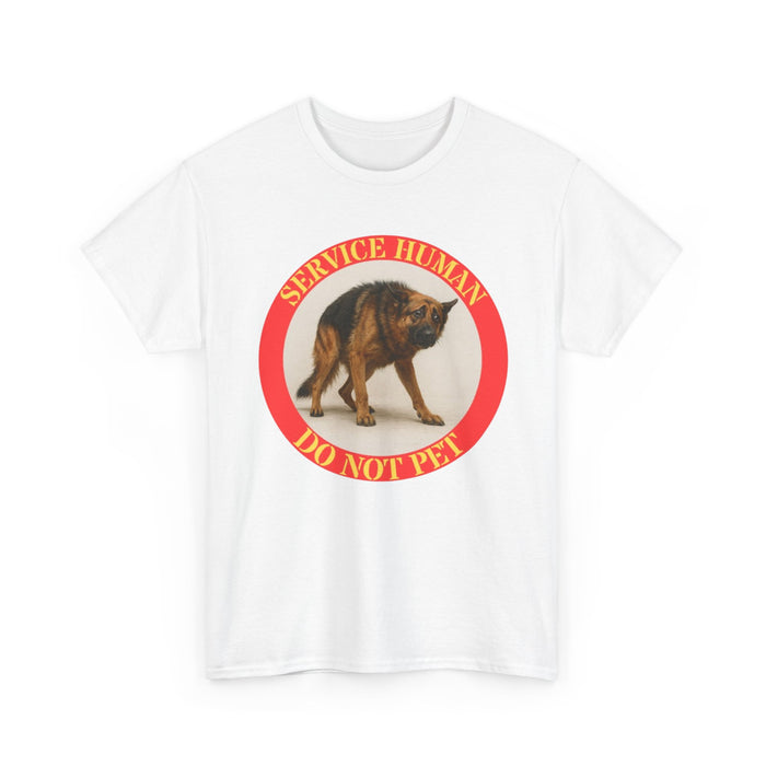 Service Human "Do Not Pet" T-Shirt — Service Dog Awareness Tee