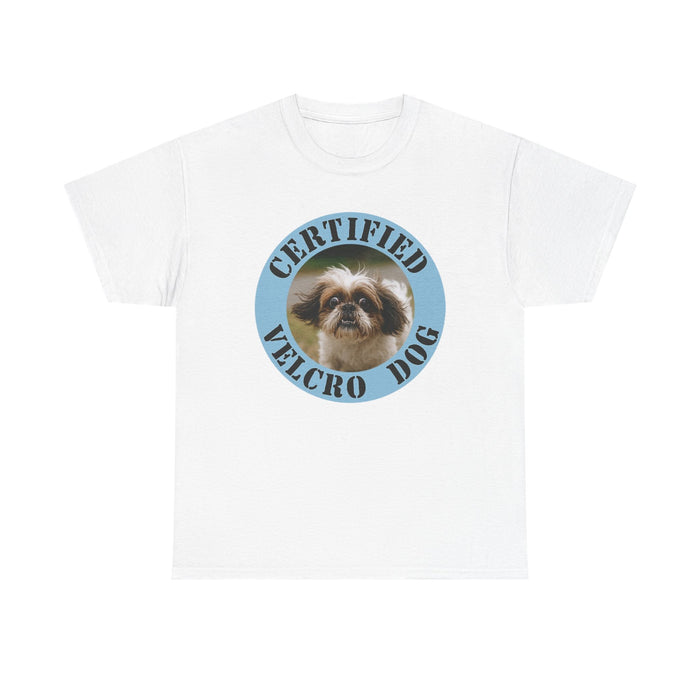 Certified Velcro Dog T‑Shirt — Cute Shih Tzu Pet Lover Tee