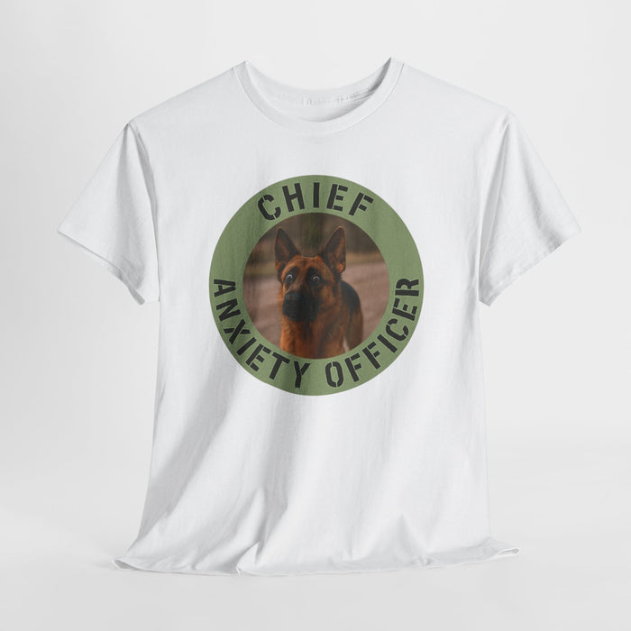 Chief Anxiety Officer T-Shirt — Funny Dog Lover Tee