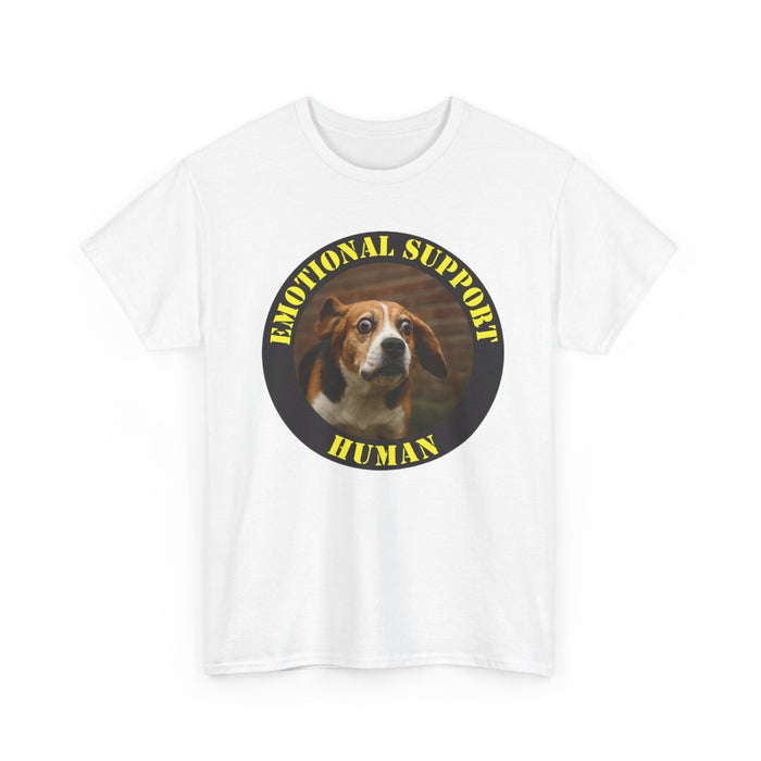 Emotional Support Human T-Shirt – Funny Dog Therapy Tee