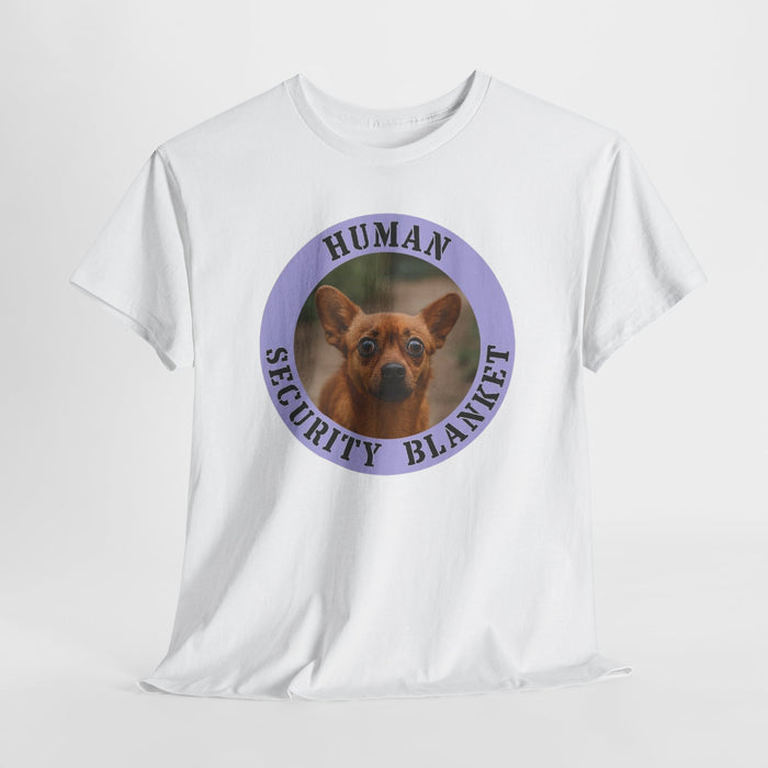 T-Shirt — "Human Security Blanket" Dog Graphic Tee