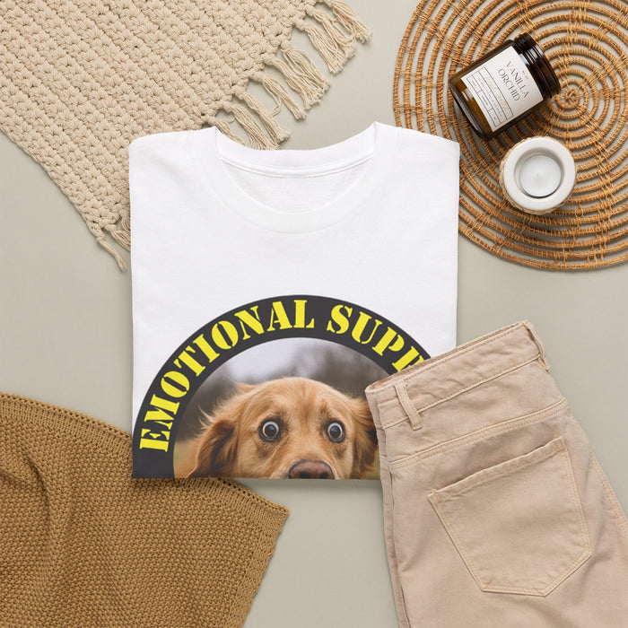 Emotional Support Human T-Shirt — Funny Dog Rescue Pet Lover Tee