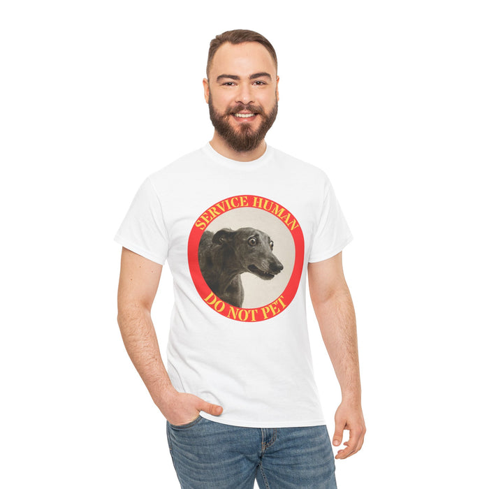 Service Human Do Not Pet T-Shirt — Funny Service Dog Tee