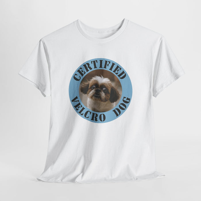 Certified Velcro Dog T‑Shirt — Funny Shih Tzu Pet Tee
