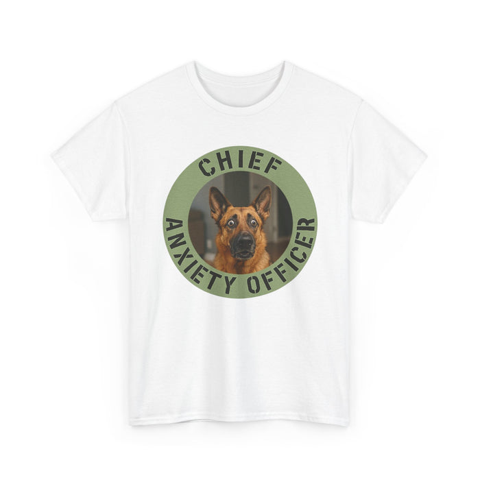 Chief Anxiety Officer Dog T-Shirt