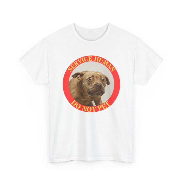 Service Dog Tee — "Service Human Do Not Pet" Graphic T‑Shirt