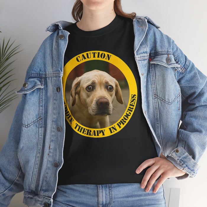 Caution: Cuddle Therapy in Progress Dog Tee