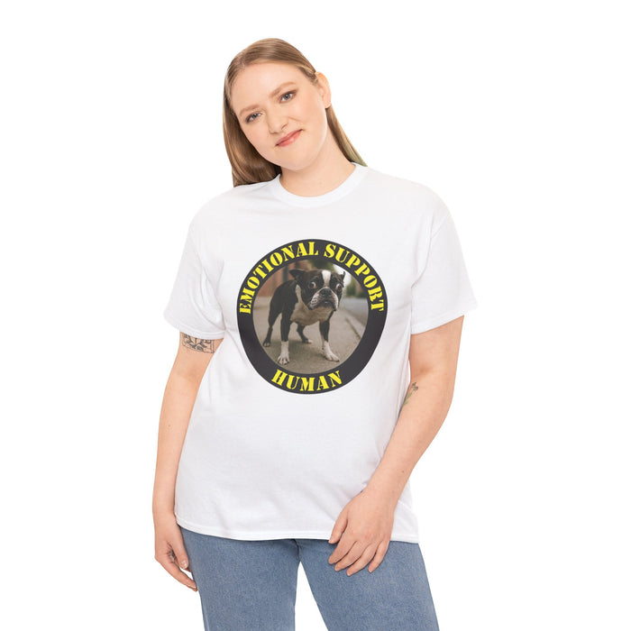 Emotional Support Human Tee — Funny Dog Pet Lover T-Shirt