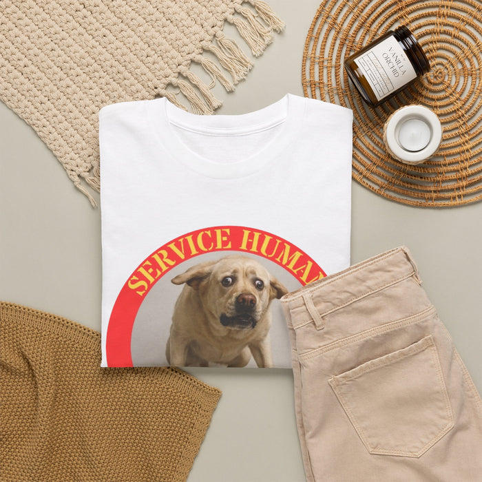 Service Human 'Do Not Pet' T-Shirt — Funny Service Dog Awareness Tee