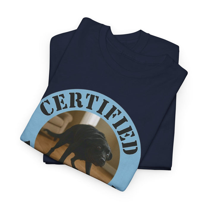 Certified Velcro Dog T-Shirt – Funny Vintage Pet Rescue Tee