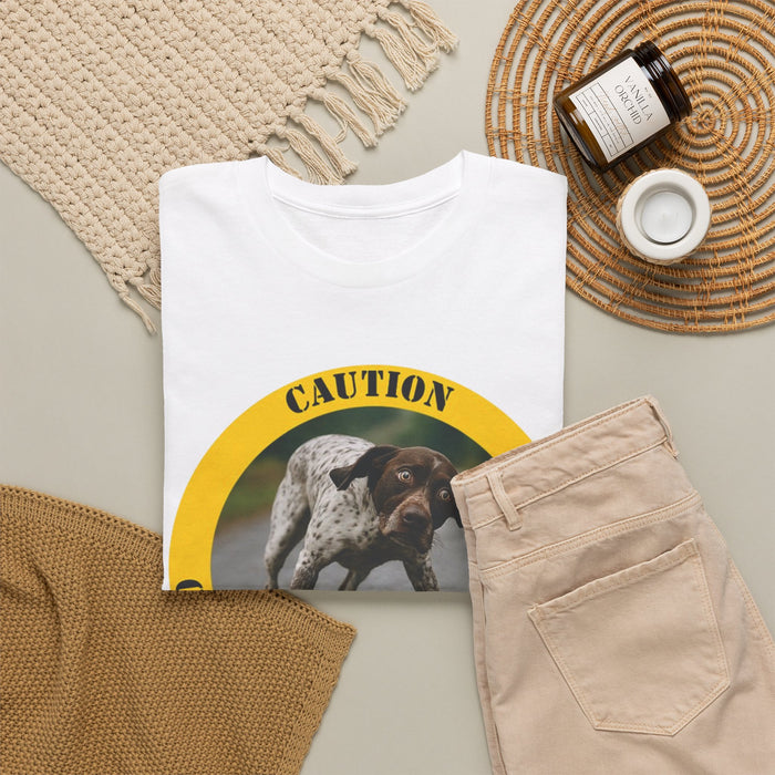 Caution: Canine Therapy In Progress T-Shirt – Dog Lover Graphic Tee