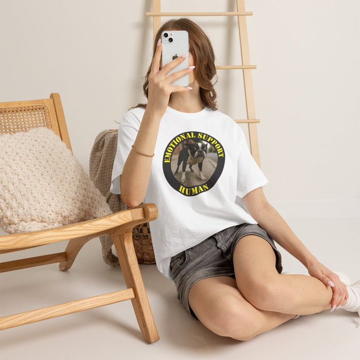Emotional Support Human Tee — Funny Dog Pet Lover T-Shirt